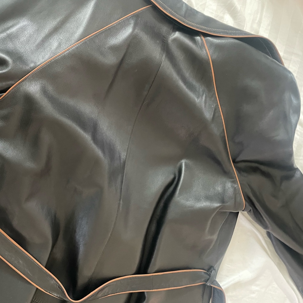 Hettabretz genuine leather coat - Picture 4 of 8